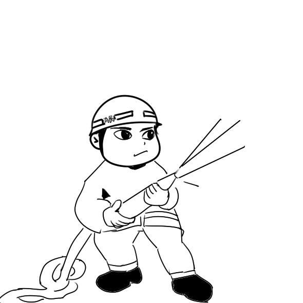 消防員叔叔怎么畫(huà) 消防員簡(jiǎn)筆畫(huà)手繪教學(xué)圖解