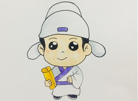 詩人怎么畫一步一步教