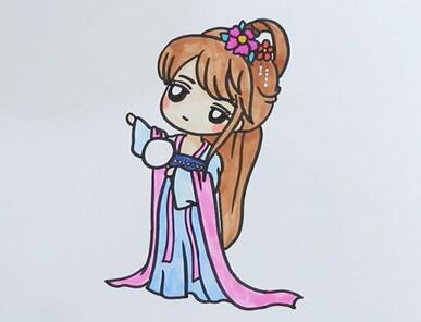 古風(fēng)女子簡(jiǎn)筆畫