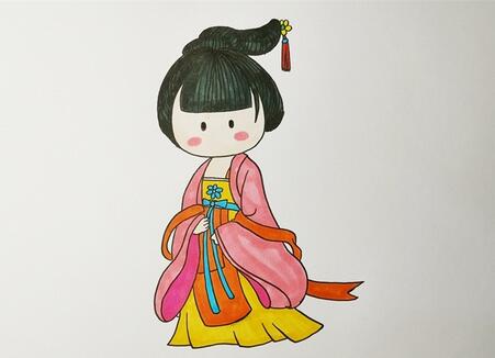 一步一步教你畫古裝人