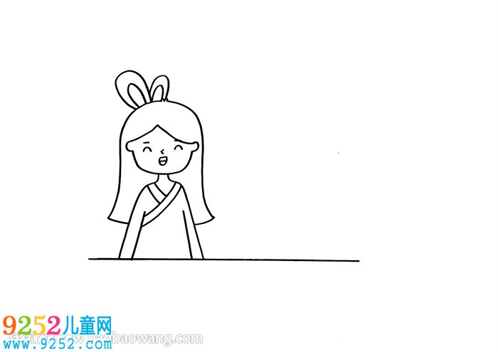 牛郎織女的簡單畫法