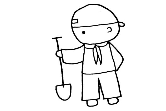 勞動(dòng)節(jié)人物簡(jiǎn)筆