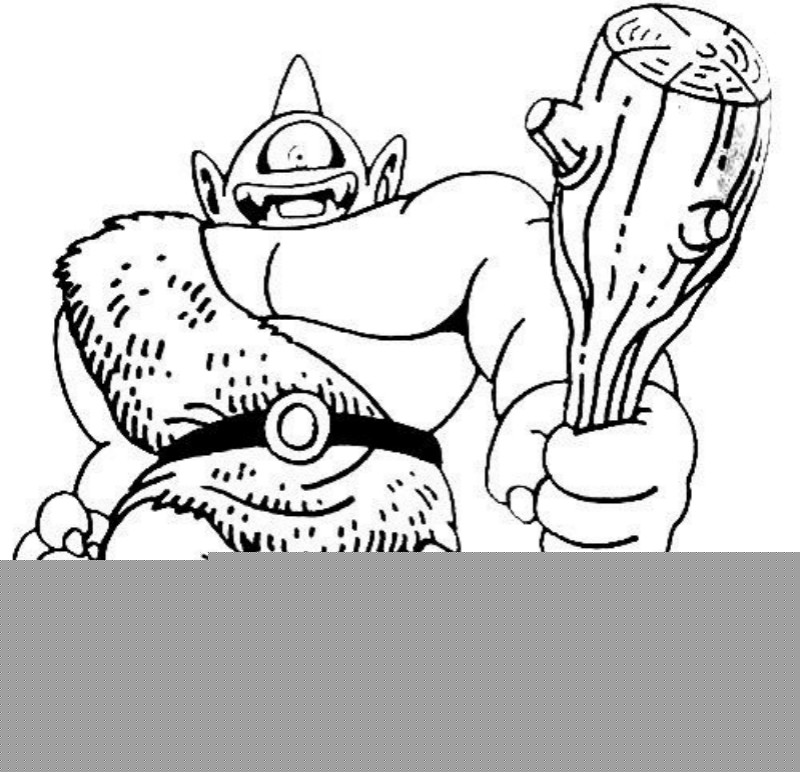 獨(dú)眼巨人簡筆畫