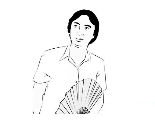 簡(jiǎn)單的人物簡(jiǎn)筆畫圖片，王思聰簡(jiǎn)筆畫