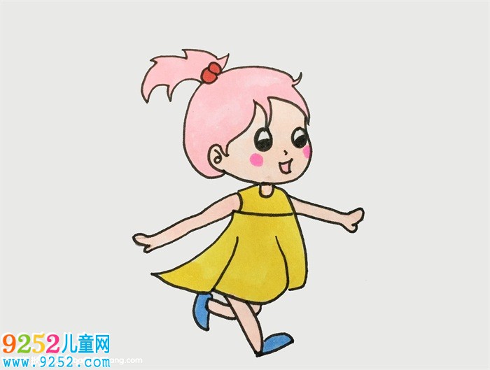 少女怎么畫