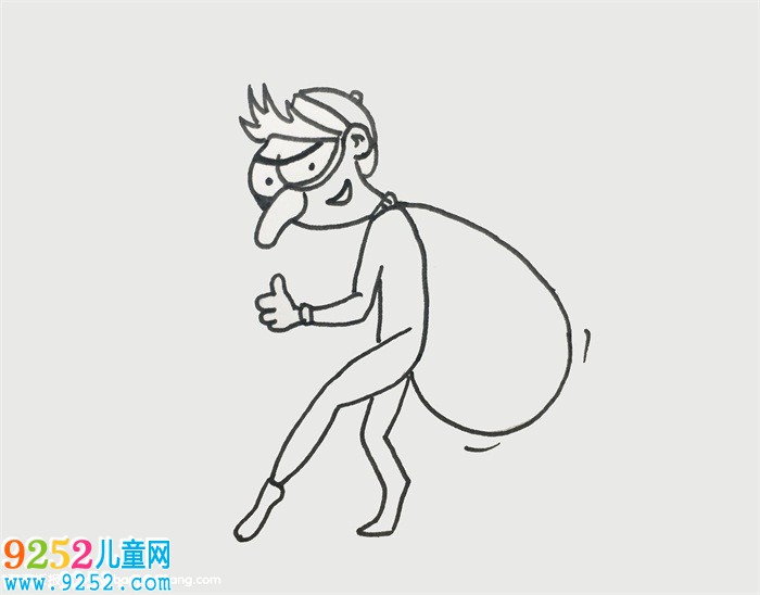 壞人怎么畫