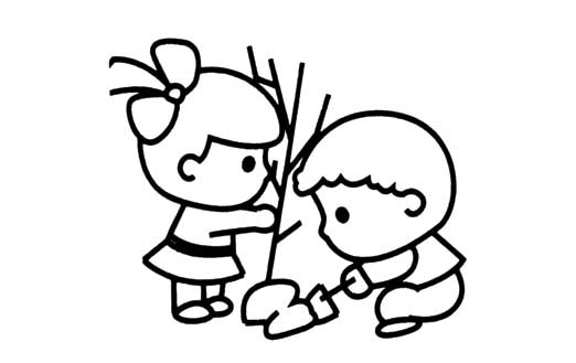 熱愛勞動主題人物簡筆