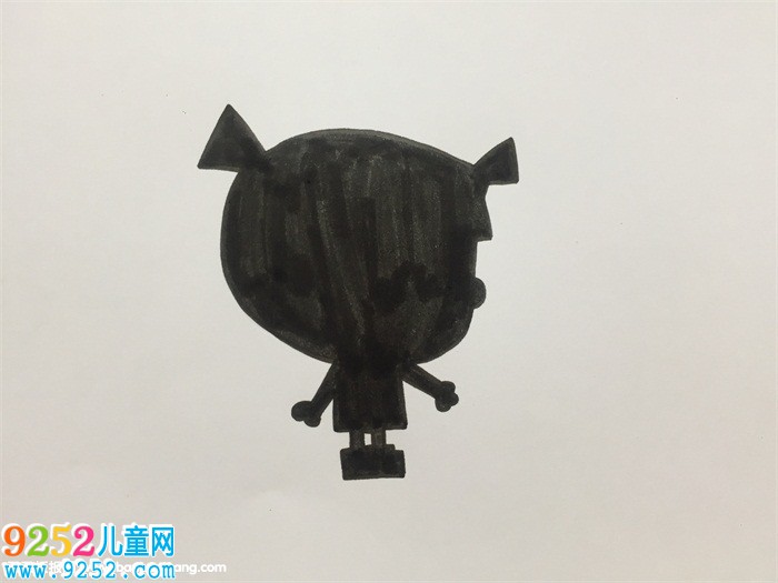 人的影子怎么畫