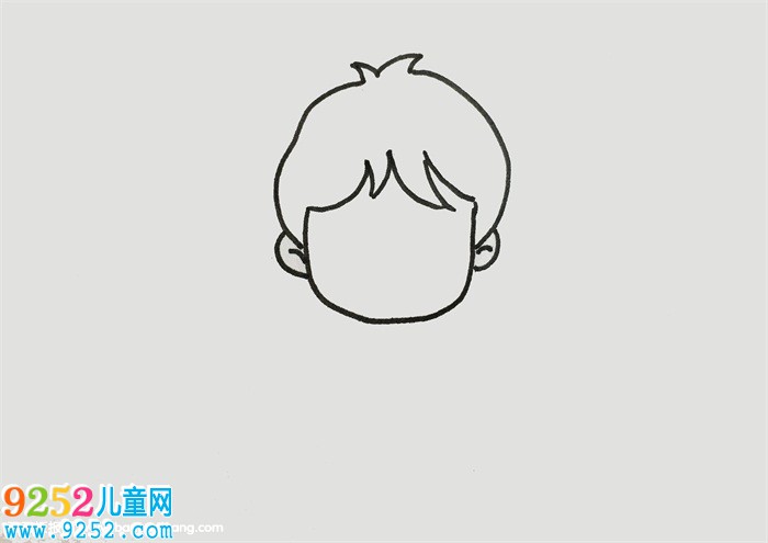 敬禮的少先隊員怎么畫
