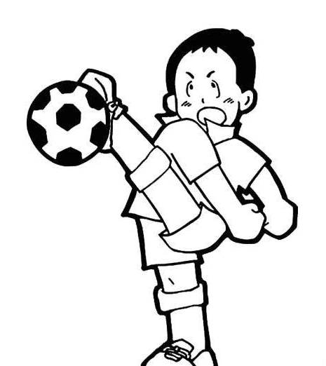 我喜歡運動兒童簡筆