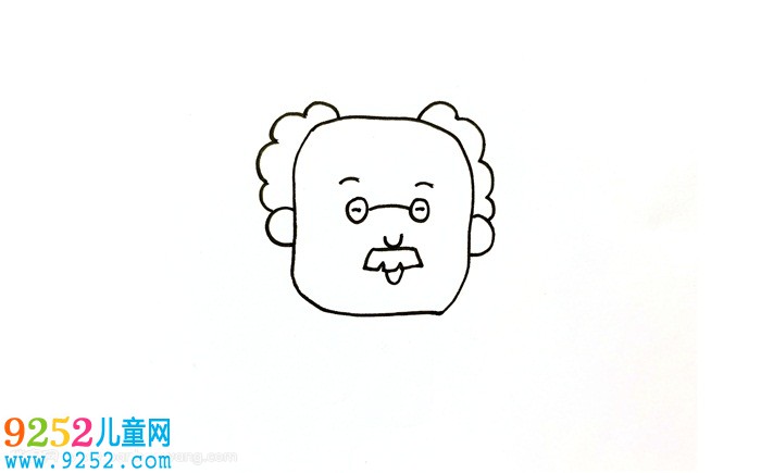 老爺爺怎么畫