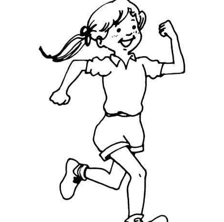 奔跑的人<a href=http://www.inspiredelm.com/jianbihua/ target=_blank class=infotextkey>簡筆畫</a>圖片