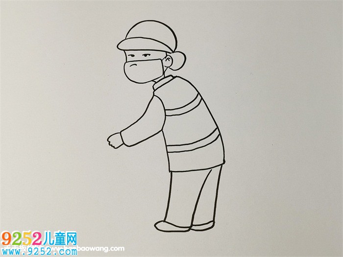 環(huán)衛(wèi)工人<a href=http://www.inspiredelm.com/jianbihua/ target=_blank class=infotextkey>簡筆畫</a>有顏色
