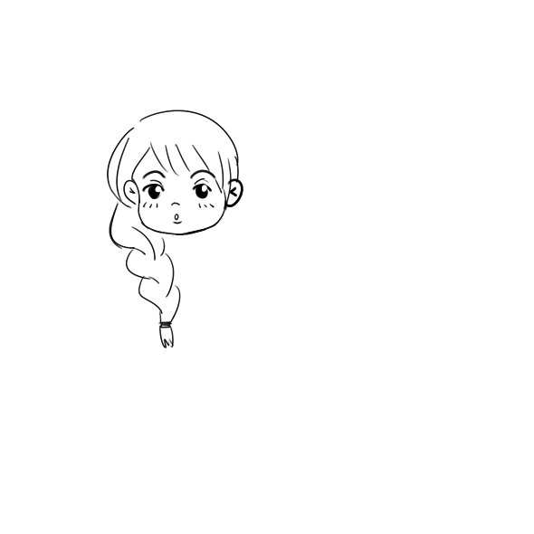 制服女生怎么畫