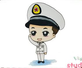 海軍簡筆畫