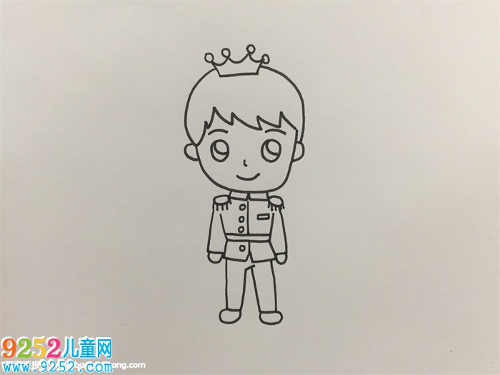 王子的畫法簡單又漂亮