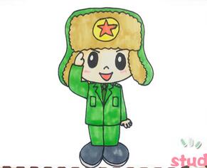 雷鋒怎么畫？
