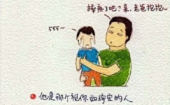 親情主題人物漫畫簡筆