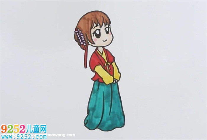 漢服小孩<a href=http://www.inspiredelm.com/jianbihua/ target=_blank class=infotextkey>簡筆畫</a>