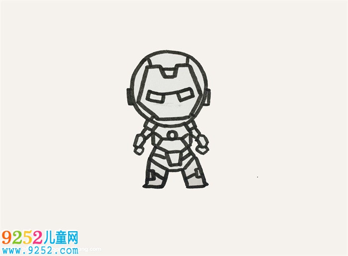 鋼鐵俠怎么畫全身
