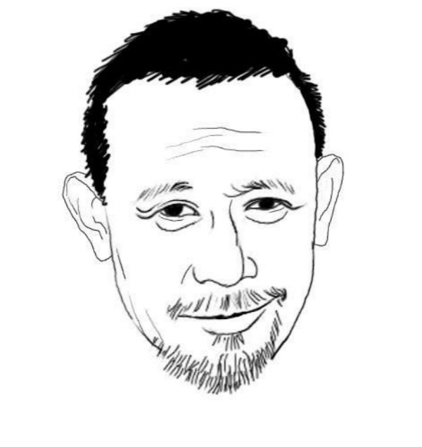 姜文頭像簡筆畫