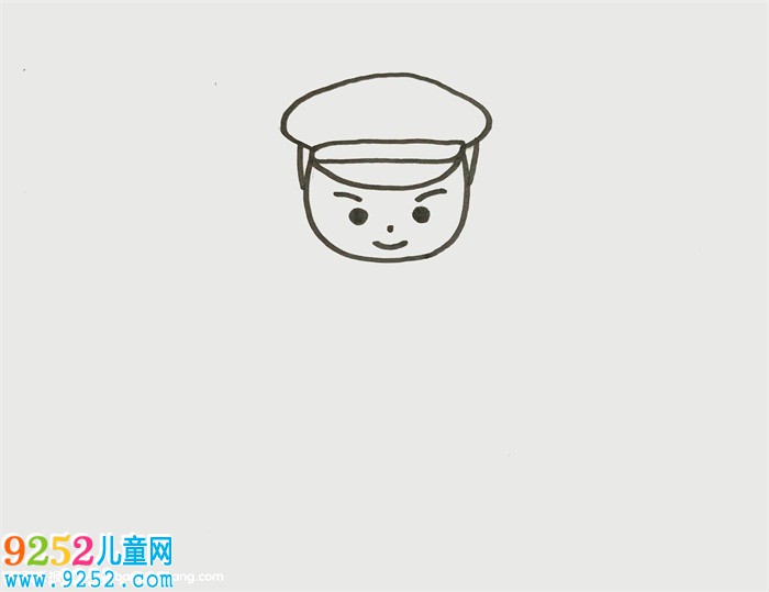 軍人怎么畫