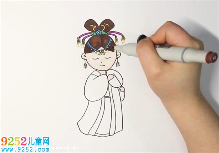 怎么畫古代公主