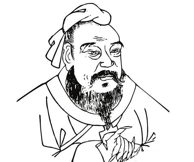 孔子人物形象簡(jiǎn)筆畫(huà)
