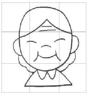 老奶奶頭像怎么畫_老奶奶頭像簡筆畫畫法步驟教程