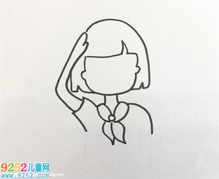 敬禮怎么畫(huà)