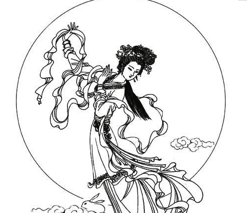嫦娥人物簡(jiǎn)筆