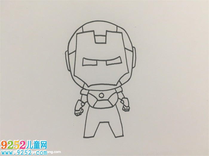 鋼鐵俠全身怎么畫最帥