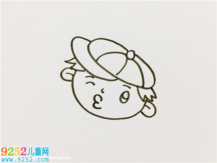 小朋友滑雪<a href=http://www.inspiredelm.com/jianbihua/ target=_blank class=infotextkey>簡筆畫</a>步驟