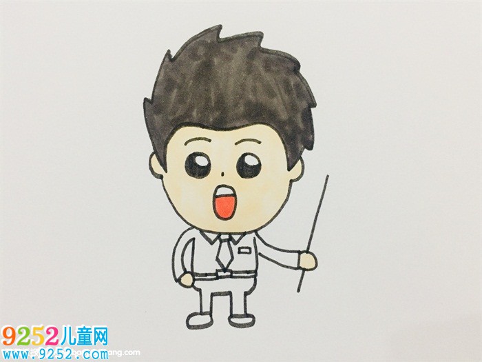 數(shù)學(xué)老師<a href=http://www.inspiredelm.com/jianbihua/ target=_blank class=infotextkey>簡(jiǎn)筆畫</a>步驟