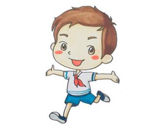 兒童畫少先隊(duì)員怎么畫？
