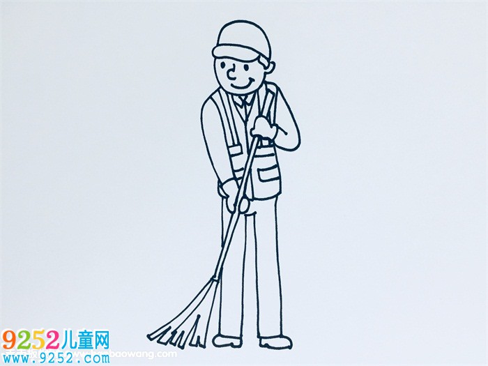 環(huán)衛(wèi)工人掃地<a href=http://www.inspiredelm.com/jianbihua/ target=_blank class=infotextkey>簡筆畫</a>