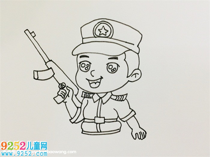 特種兵<a href=http://www.inspiredelm.com/jianbihua/ target=_blank class=infotextkey>簡筆畫</a>步驟