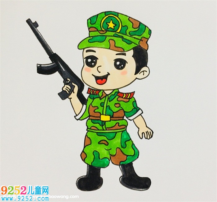 特種兵<a href=http://www.inspiredelm.com/jianbihua/ target=_blank class=infotextkey>簡筆畫</a>步驟