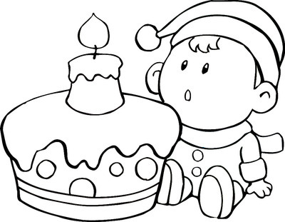 過生日簡筆