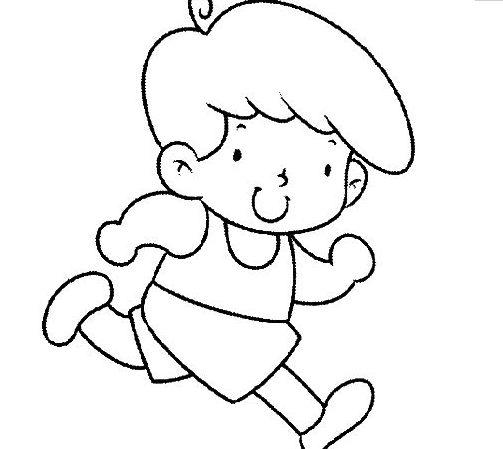 奔跑的人<a href=http://www.inspiredelm.com/jianbihua/ target=_blank class=infotextkey>簡筆畫</a>圖片