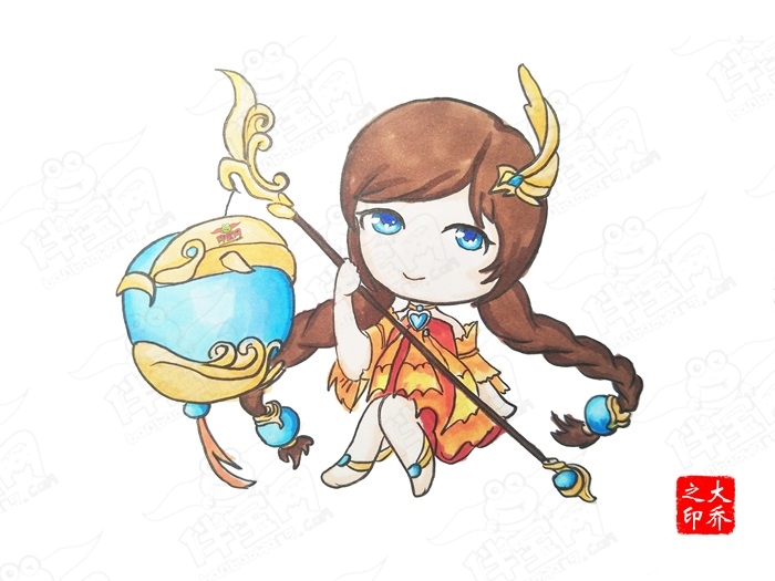 王者榮耀q版人物萌圖(18張)，王者榮耀q版<a href=http://www.inspiredelm.com/jianbihua/ target=_blank class=infotextkey>簡筆畫</a>大全
