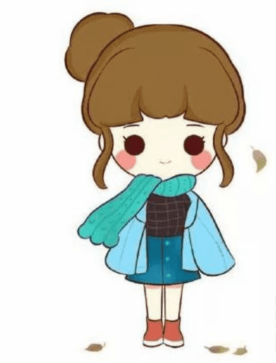 戴圍巾的小姐姐怎么畫(huà)_戴圍巾的小姐姐簡(jiǎn)筆畫(huà)畫(huà)法步驟教程
