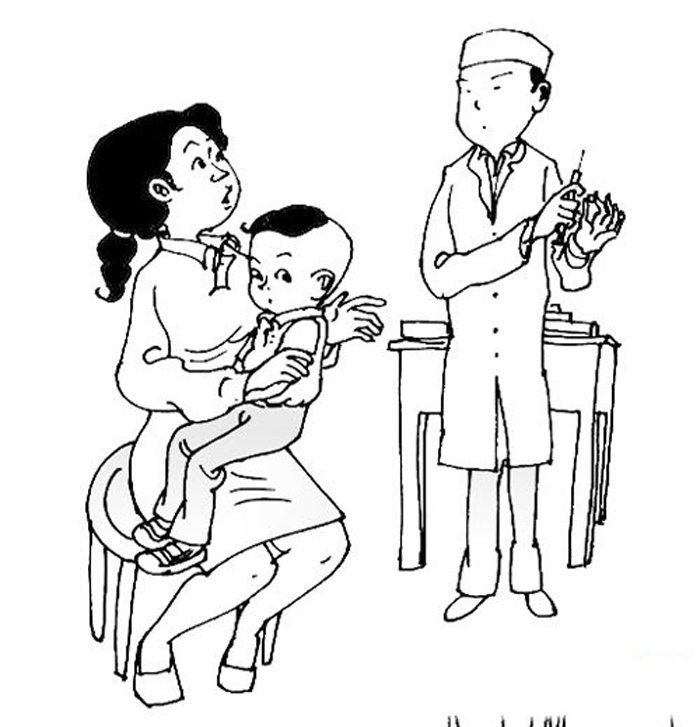 打針的小孩<a href=http://www.inspiredelm.com/jianbihua/ target=_blank class=infotextkey>簡筆畫</a>
