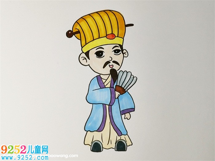 諸葛亮<a href=http://www.inspiredelm.com/jianbihua/ target=_blank class=infotextkey>簡筆畫</a>有顏色