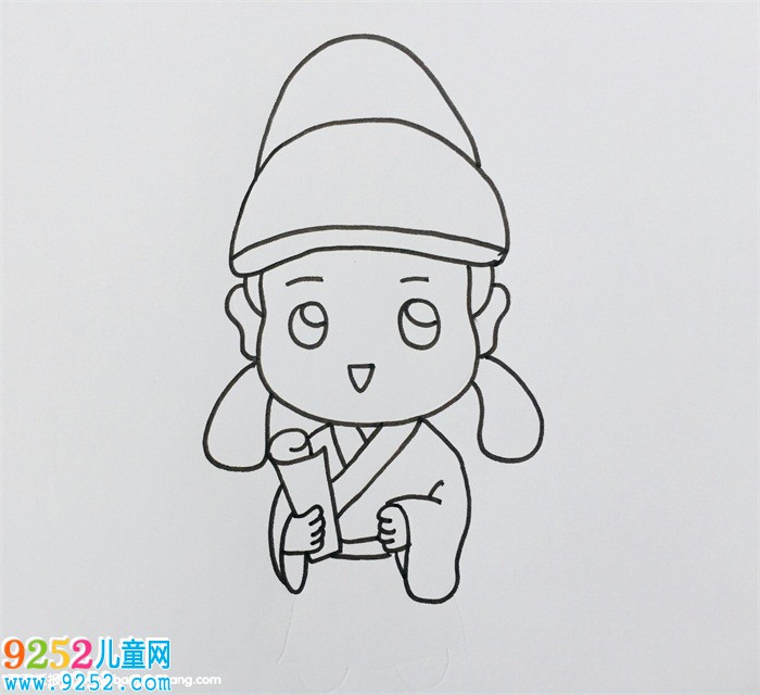 李白怎么畫一步一步教