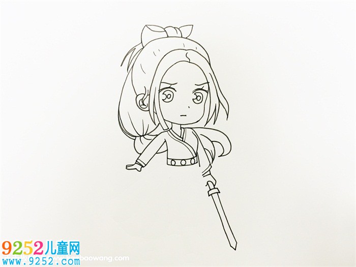 趙麗穎<a href=http://www.inspiredelm.com/jianbihua/ target=_blank class=infotextkey>簡(jiǎn)筆畫(huà)</a>教程
