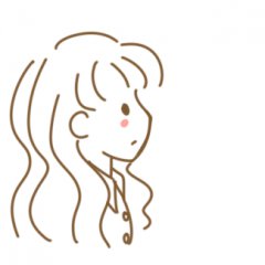 超簡(jiǎn)單的女生側(cè)面簡(jiǎn)筆畫(huà)原創(chuàng)教程步驟