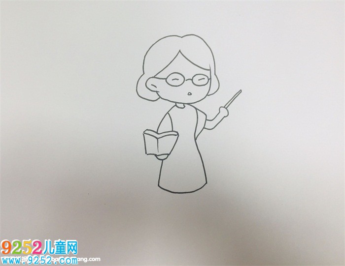 語(yǔ)文老師怎么畫