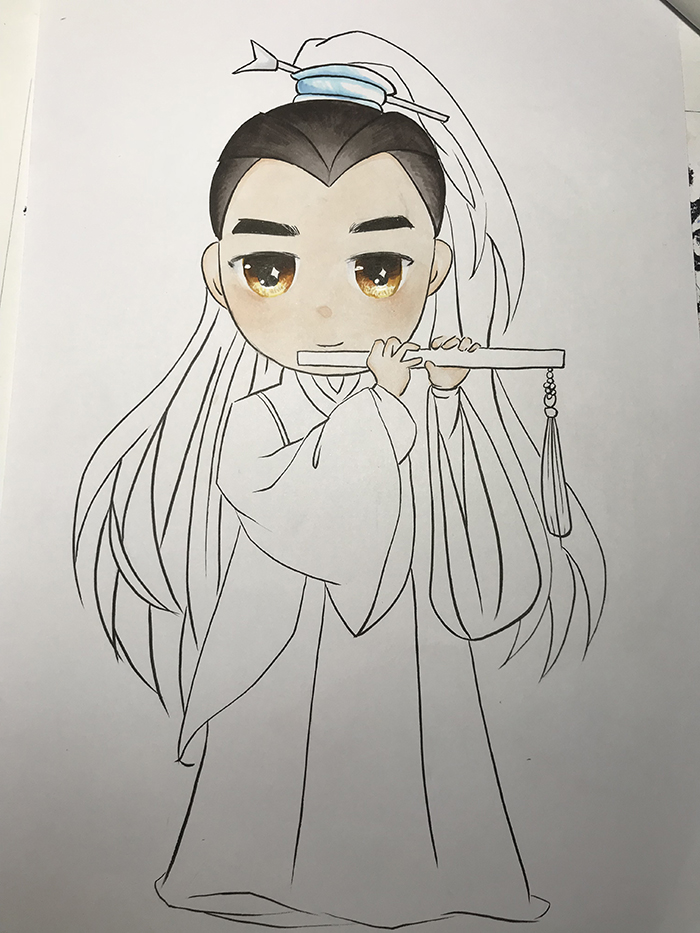 朱一龍q版<a href=http://www.inspiredelm.com/jianbihua/ target=_blank class=infotextkey>簡筆畫</a>