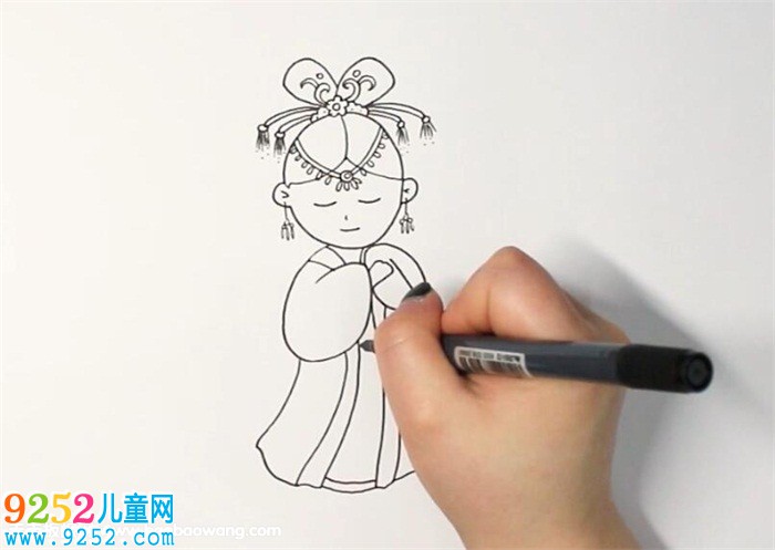 怎么畫古代公主